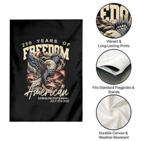 250 Years of Freedom Eagle Garden Flag US 250th Anniversary American Semiquincentennial 2026 Patriotic - Wonder Print Shop