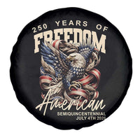 250 Years of Freedom Eagle Spare Tire Cover US 250th Anniversary American Semiquincentennial 2026 Patriotic - Wonder Print Shop
