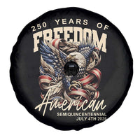 250 Years of Freedom Eagle Spare Tire Cover US 250th Anniversary American Semiquincentennial 2026 Patriotic - Wonder Print Shop