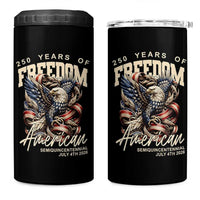 250 Years of Freedom Eagle 4 in 1 Can Cooler Tumbler US 250th Anniversary American Semiquincentennial 2026 Patriotic - Wonder Print Shop