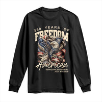 250 Years of Freedom Eagle Long Sleeve Shirt US 250th Anniversary American Semiquincentennial 2026 Patriotic - Wonder Print Shop