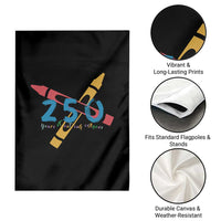 250 Years of Eating Crayons Garden Flag Funny Military Crayon Joke Veterans Marines - Wonder Print Shop