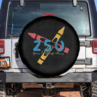250 Years of Eating Crayons Spare Tire Cover Funny Military Crayon Joke Veterans Marines - Wonder Print Shop