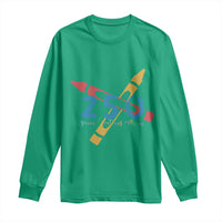 250 Years of Eating Crayons Long Sleeve Shirt Funny Military Crayon Joke Veterans Marines - Wonder Print Shop