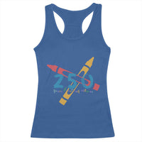 250 Years of Eating Crayons Racerback Tank Top Funny Military Crayon Joke Veterans Marines - Wonder Print Shop