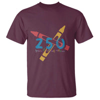 250 Years of Eating Crayons T Shirt Funny Military Crayon Joke Veterans Marines - Wonder Print Shop