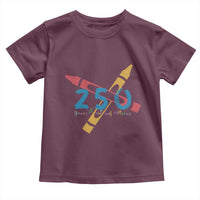 250 Years of Eating Crayons Toddler T Shirt Funny Military Crayon Joke Veterans Marines - Wonder Print Shop
