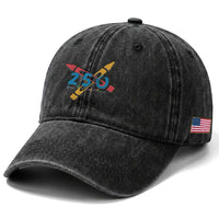 250 Years of Eating Crayons Washed Cotton Baseball Cap Funny Military Crayon Joke Veterans Marines