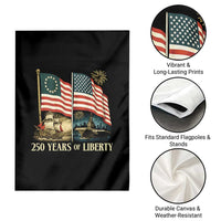 250 Years of Liberty Garden Flag US 250th Anniversary Semiquincentennial 2026 Patriotic - Wonder Print Shop