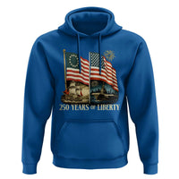 250 Years of Liberty Hoodie US 250th Anniversary Semiquincentennial 2026 Patriotic - Wonder Print Shop
