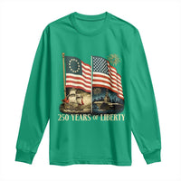 250 Years of Liberty Long Sleeve Shirt US 250th Anniversary Semiquincentennial 2026 Patriotic - Wonder Print Shop