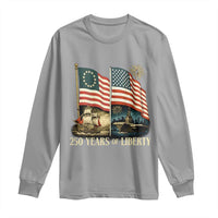 250 Years of Liberty Long Sleeve Shirt US 250th Anniversary Semiquincentennial 2026 Patriotic - Wonder Print Shop
