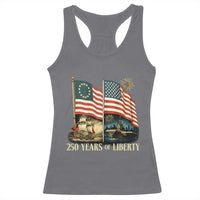 250 Years of Liberty Racerback Tank Top US 250th Anniversary Semiquincentennial 2026 Patriotic - Wonder Print Shop