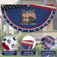 250 Years of Liberty Patriotic Fan Flag US 250th Anniversary Semiquincentennial 2026