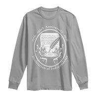 250 Years Declaration of Independence Long Sleeve Shirt US 250th Anniversary Semiquincentennial 2026 Patriotic - Wonder Print Shop