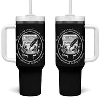 250 Years Declaration of Independence Tumbler With Handle US 250th Anniversary Semiquincentennial 2026 Patriotic - Wonder Print Shop