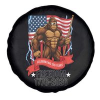 Patriotic Bigfoot US 250th Anniversary Spare Tire Cover Sasquatch Celebrating 250 Years of Freedom 1776 to 2026 - Wonder Print Shop