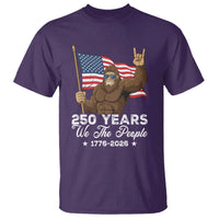 250 Years We The People Bigfoot T Shirt Funny Patriotic 1776 to 2026 US Semiquincentennial - Wonder Print Shop