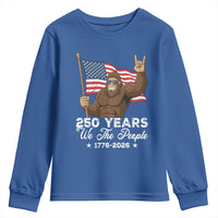 250 Years We The People Bigfoot Youth Sweatshirt Funny Patriotic 1776 to 2026 US Semiquincentennial - Wonder Print Shop