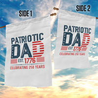 Patriotic Dad 250 Years Garden Flag Est. 1776 Funny USA Semiquincentennial - Wonder Print Shop