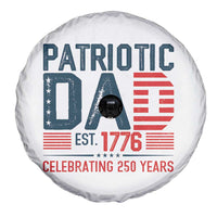Patriotic Dad 250 Years Spare Tire Cover Est. 1776 Funny USA Semiquincentennial - Wonder Print Shop