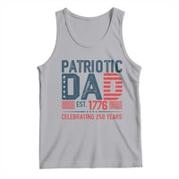 Patriotic Dad 250 Years Tank Top Est. 1776 Funny USA Semiquincentennial - Wonder Print Shop