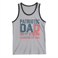 Patriotic Dad 250 Years Tank Top Est. 1776 Funny USA Semiquincentennial - Wonder Print Shop