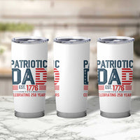 Patriotic Dad 250 Years Tumbler Cup Est. 1776 Funny USA Semiquincentennial - Wonder Print Shop
