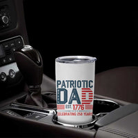 Patriotic Dad 250 Years Tumbler Cup Est. 1776 Funny USA Semiquincentennial - Wonder Print Shop