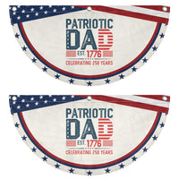 American Dad 250 Years Patriotic Fan Flag Est. 1776 Funny USA Semiquincentennial