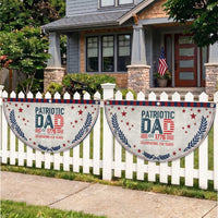 American Dad 250 Years Patriotic Fan Flag Est. 1776 Funny USA Semiquincentennial