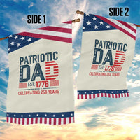 Patriotic Dad 250 Years Garden Flag Est. 1776 Funny USA Semiquincentennial