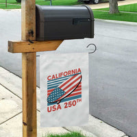 California USA 250th Anniversary Garden Flag US Semiquincentennial Patriotic Surfboard Graphic - Wonder Print Shop