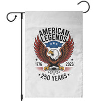 American Legends Eagle Garden Flag 250 Years Patriotic Heritage 1776 to 2026 Semiquincentennial - Wonder Print Shop
