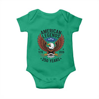 American Legends Eagle Baby Onesie 250 Years Patriotic Heritage 1776 to 2026 Semiquincentennial - Wonder Print Shop