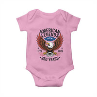 American Legends Eagle Baby Onesie 250 Years Patriotic Heritage 1776 to 2026 Semiquincentennial - Wonder Print Shop