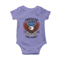 American Legends Eagle Baby Onesie 250 Years Patriotic Heritage 1776 to 2026 Semiquincentennial - Wonder Print Shop