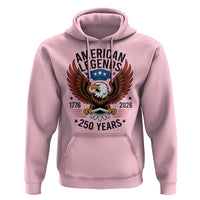 American Legends Eagle Hoodie 250 Years Patriotic Heritage 1776 to 2026 Semiquincentennial - Wonder Print Shop