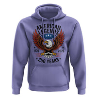 American Legends Eagle Hoodie 250 Years Patriotic Heritage 1776 to 2026 Semiquincentennial - Wonder Print Shop