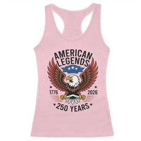 American Legends Eagle Racerback Tank Top 250 Years Patriotic Heritage 1776 to 2026 Semiquincentennial - Wonder Print Shop