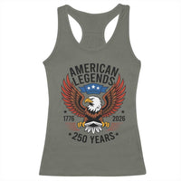 American Legends Eagle Racerback Tank Top 250 Years Patriotic Heritage 1776 to 2026 Semiquincentennial - Wonder Print Shop
