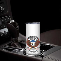 American Legends Eagle Skinny Tumbler 250 Years Patriotic Heritage 1776 to 2026 Semiquincentennial - Wonder Print Shop