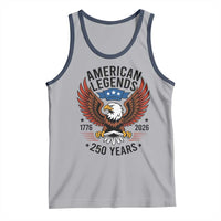 American Legends Eagle Tank Top 250 Years Patriotic Heritage 1776 to 2026 Semiquincentennial - Wonder Print Shop