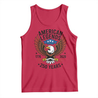 American Legends Eagle Tank Top 250 Years Patriotic Heritage 1776 to 2026 Semiquincentennial - Wonder Print Shop