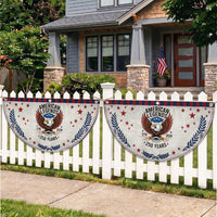 American Legends Bald Eagle Patriotic Fan Flag 250 Years Heritage 1776 to 2026 Semiquincentennial