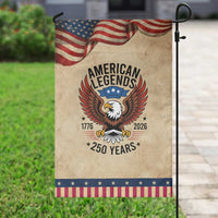 American Legends Eagle Garden Flag 250 Years Patriotic Heritage 1776 to 2026 Semiquincentennial