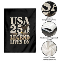 USA 250 The Legend Lives On Garden Flag Patriotic Eagle for Semiquincentennial 2026 - Wonder Print Shop