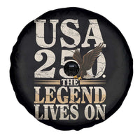 USA 250 The Legend Lives On Spare Tire Cover Patriotic Eagle for Semiquincentennial 2026 - Wonder Print Shop