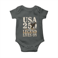 USA 250 The Legend Lives On Baby Onesie Patriotic Eagle for Semiquincentennial 2026 - Wonder Print Shop