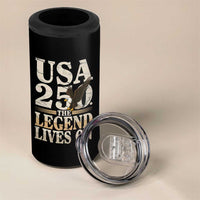 USA 250 The Legend Lives On 4 in 1 Can Cooler Tumbler Patriotic Eagle for Semiquincentennial 2026 - Wonder Print Shop
